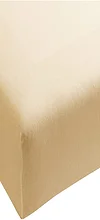 FORMESSE | Jersey-Spannleintuch "Bella Donna"  90/190 cm - 100/220cm (Flieder) | beige
